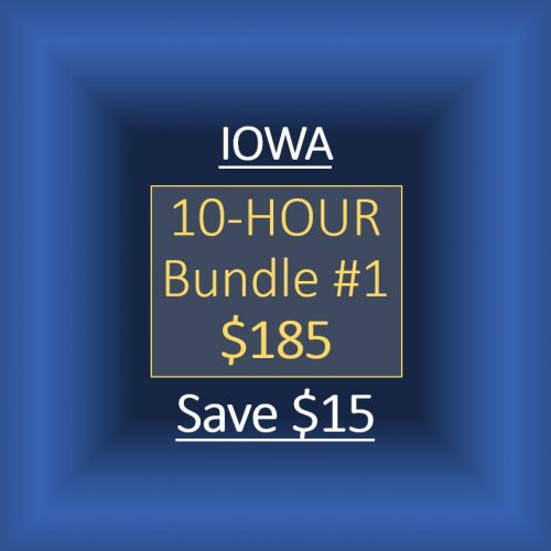 IOWA: 10-HOUR BUNDLE #1 FOR $185