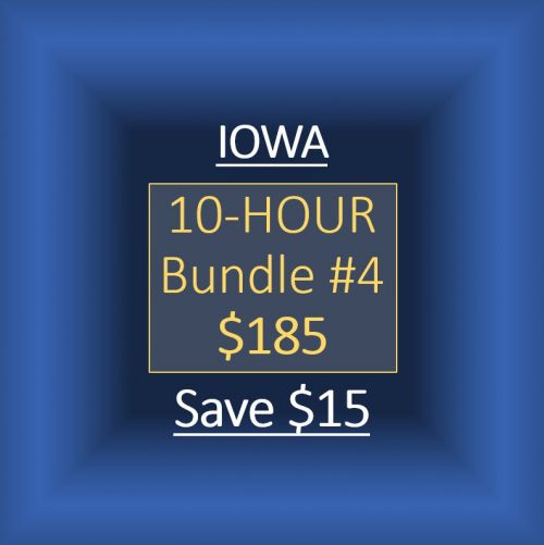 IOWA: 10-HOUR BUNDLE #4 FOR $185